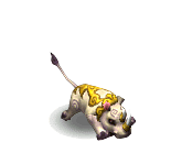 Gif animé rhinocéros charge